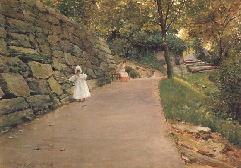 William Merrit Chase Im Park Ein Seitenweg oil painting picture